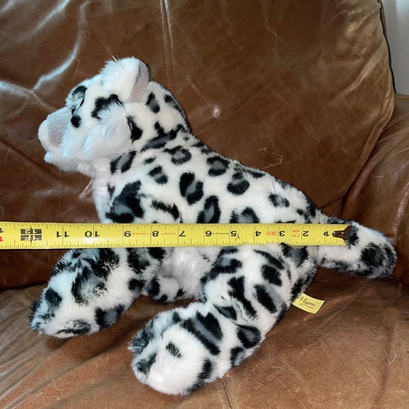 NWOT Miyoni by Aurora 12 Inch White Leopard Stuffed Animal - Picture 11 of 12